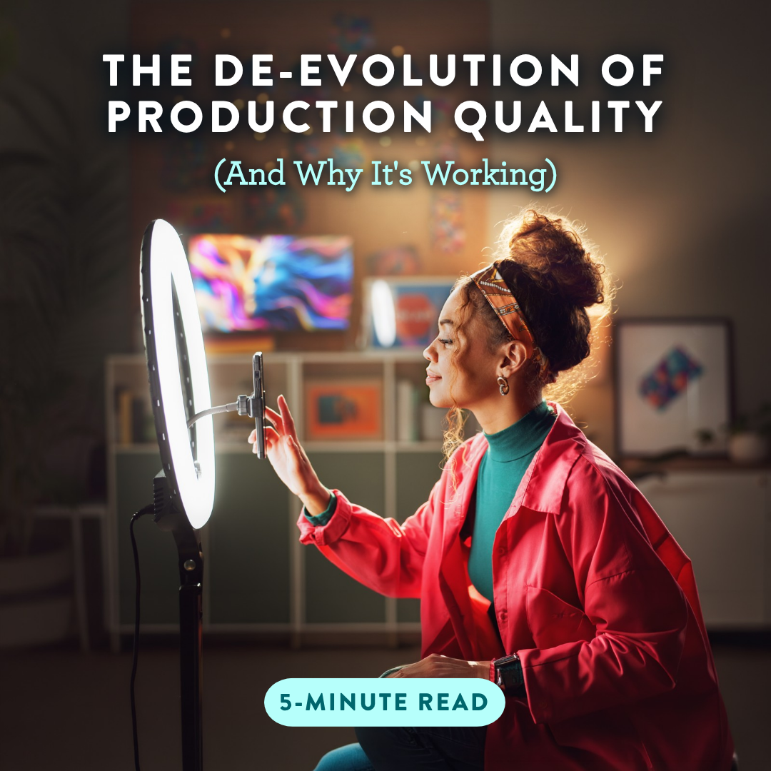 Why Low Production Value Works on Social Media