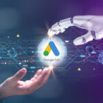 Google's Automation Tools cover - human hand and robotic hand meeting in the middle for Google Ads