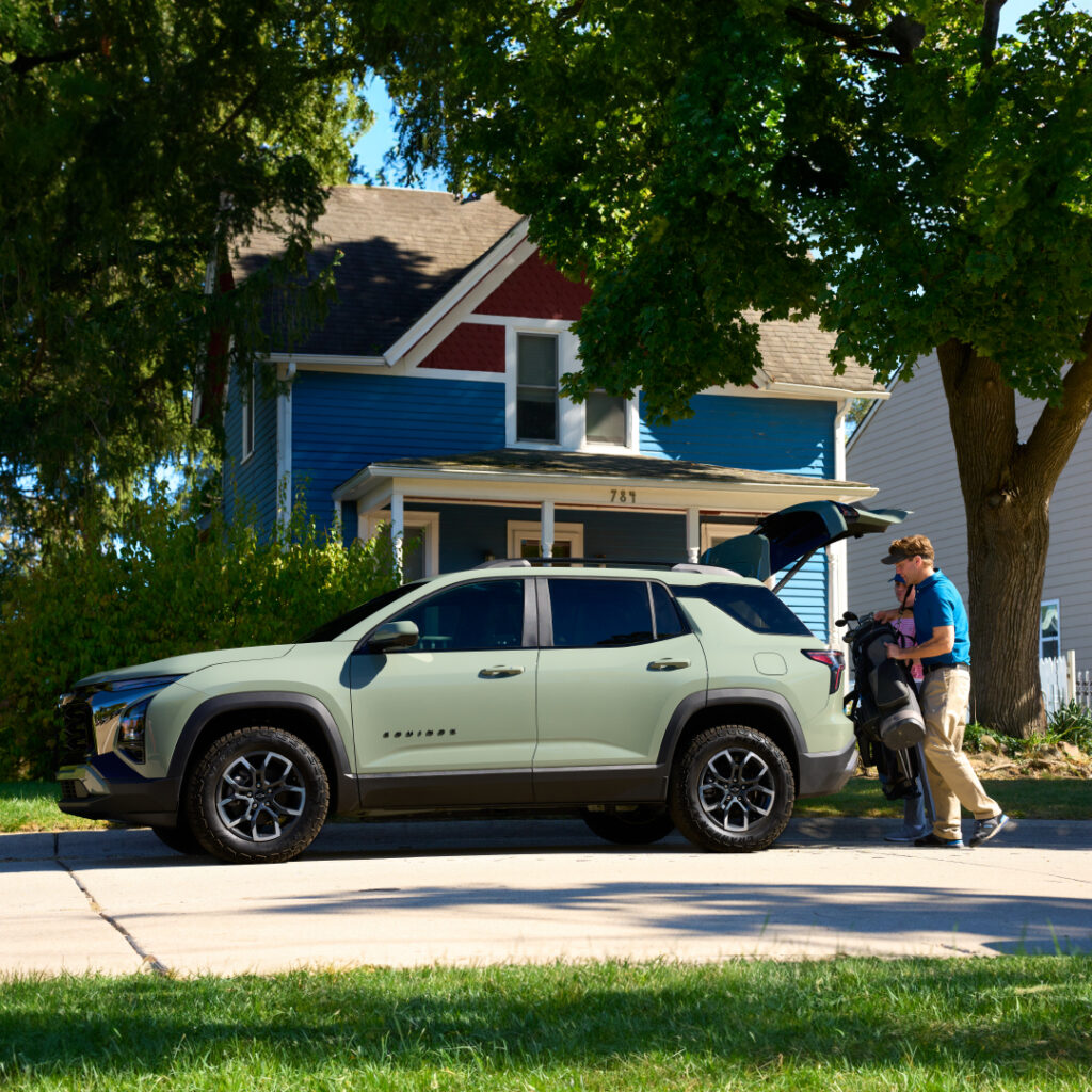 chevy equinox with golf clubs - power of personalized advertising