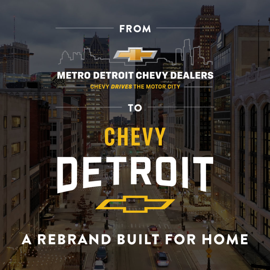 Chevy Detroit rebrand